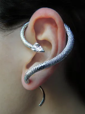 1PC Retro Cool Punk Jewelry Fashion Snake Earrings Ear Cuff