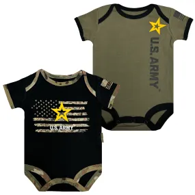 2pk Army Bodysuits