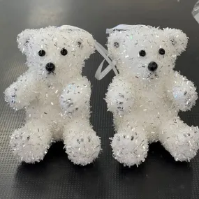 3" White Polar Bear Set Of 12