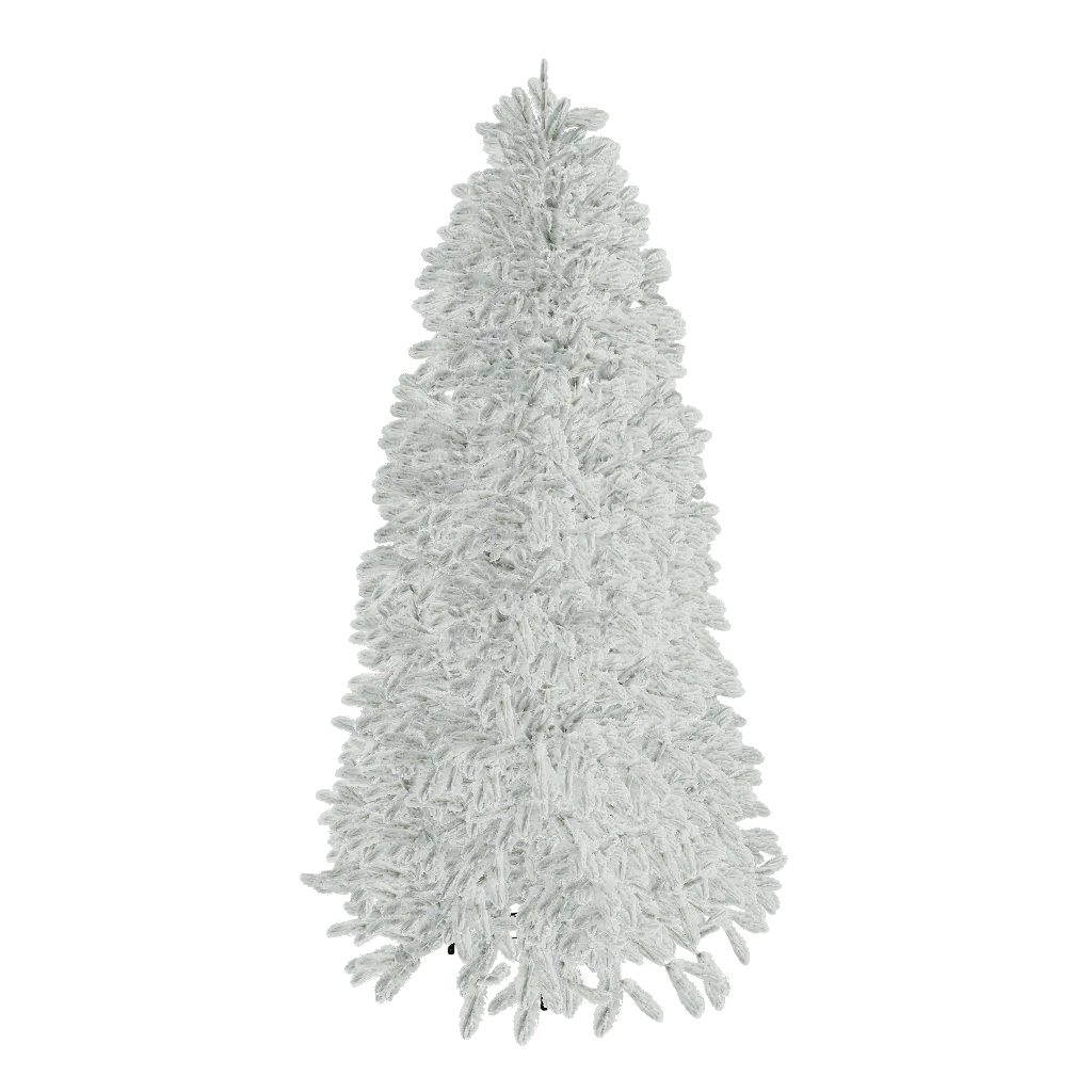 6.5' King Flock® Tree Unlit - FINAL SALE