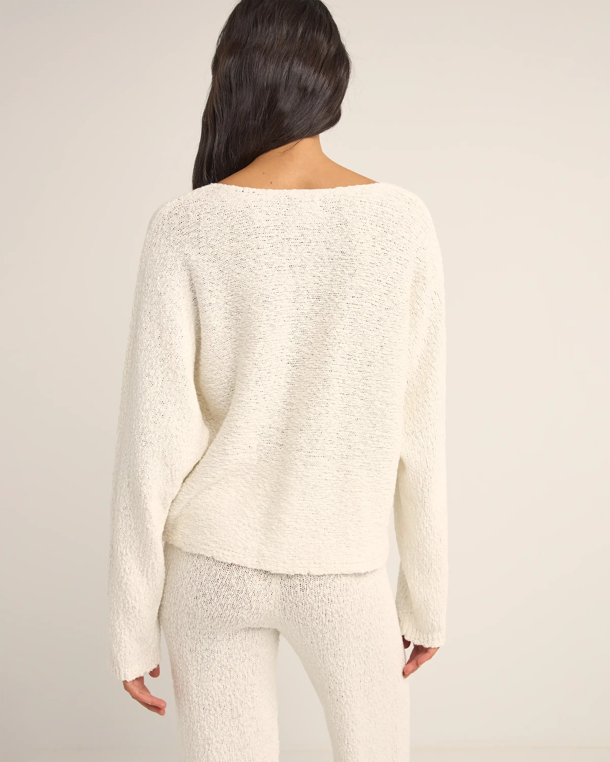 Adele Oversized Knit Jumper in White