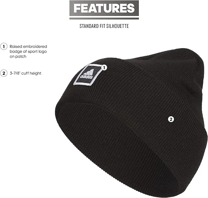 Adidas Men's Wide Cuff Fold Beanie