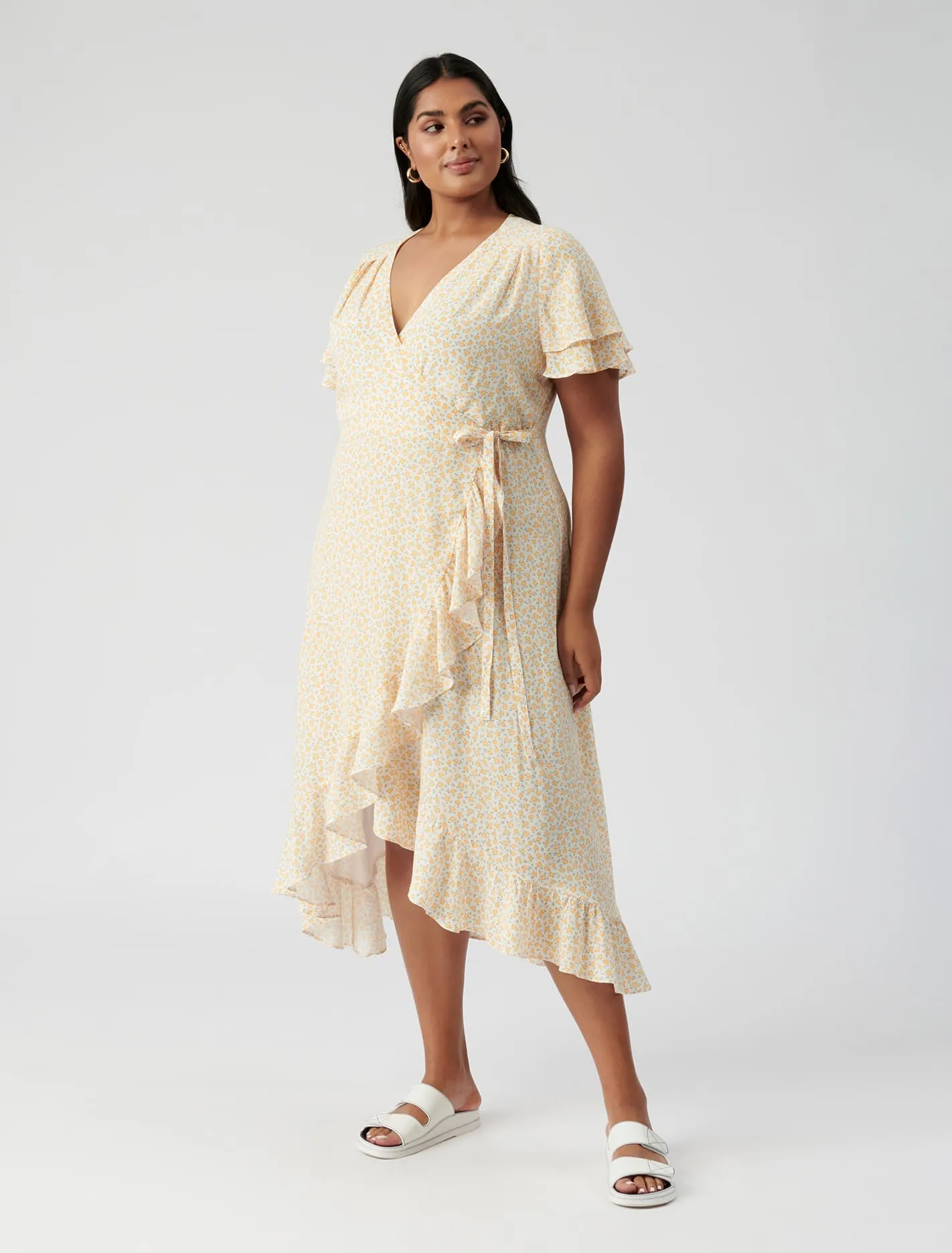 Alexis Curve Wrap Dress