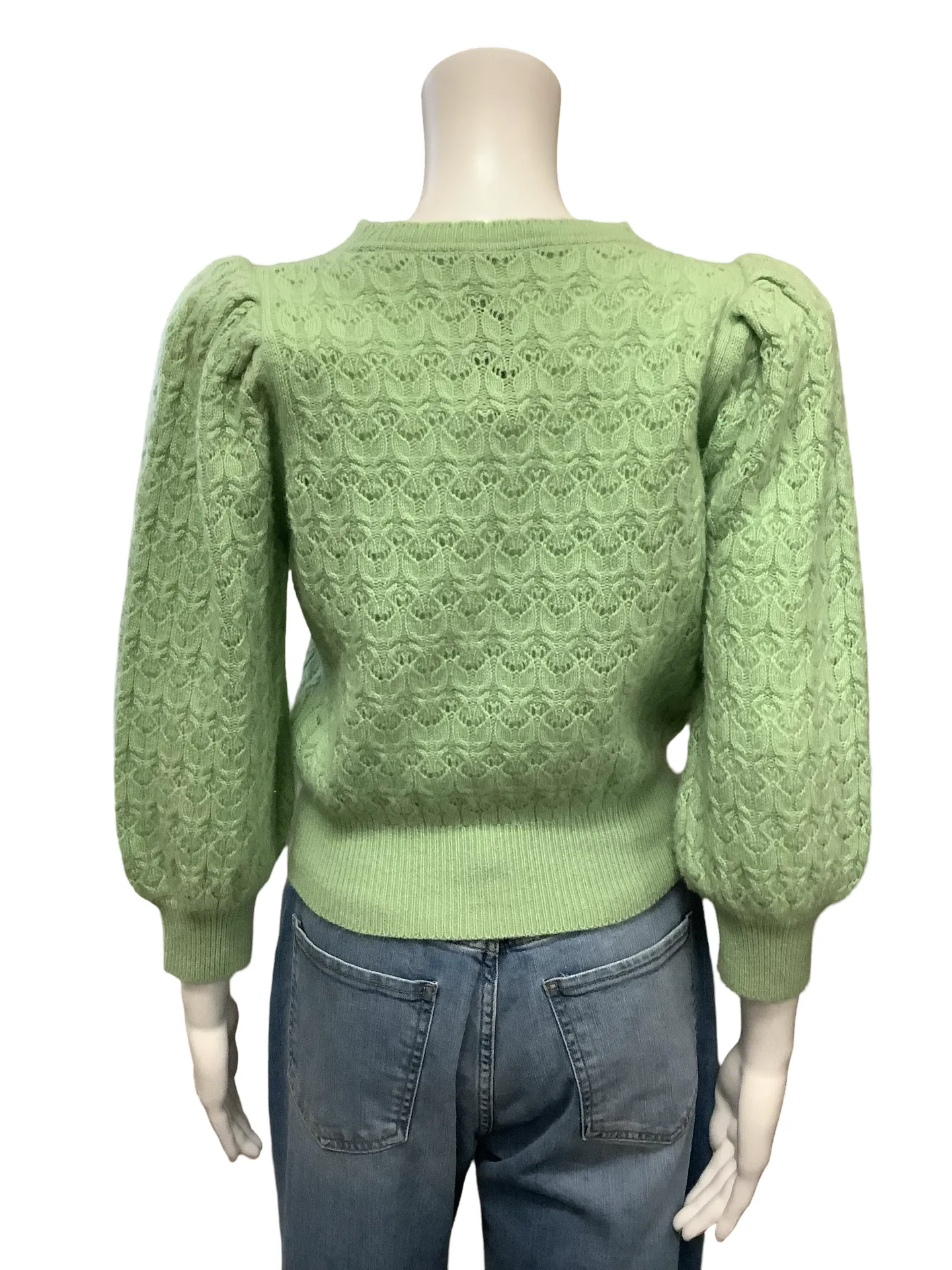 Alice   Olivia Cropped Cashmere Crewneck Sweater Size: S