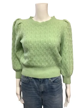 Alice   Olivia Cropped Cashmere Crewneck Sweater Size: S