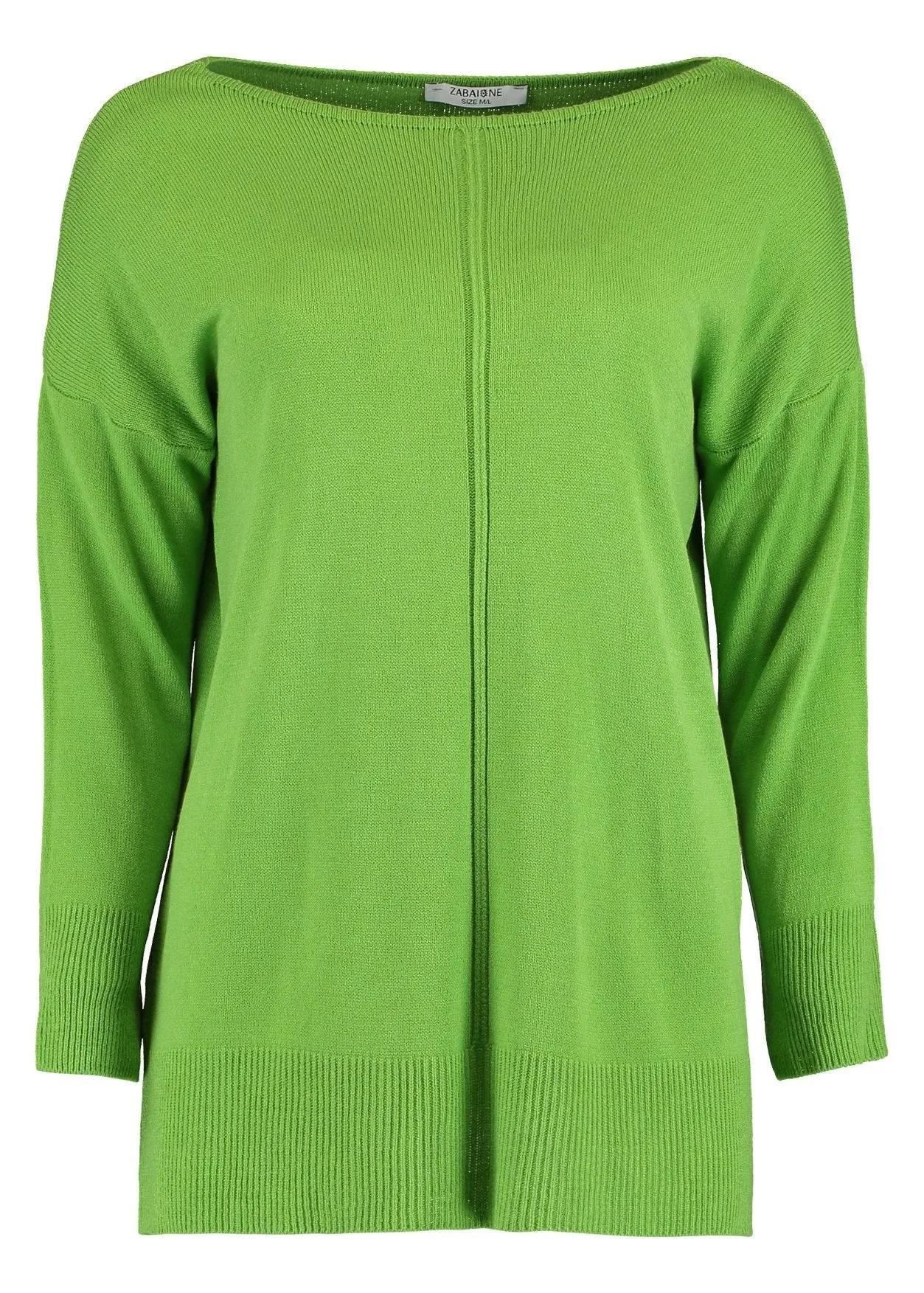 Alina Green Tea Front Seam Pullover