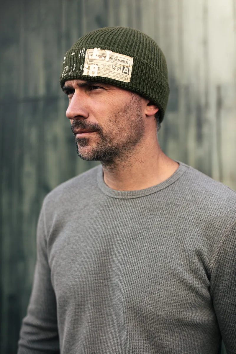 &SONS Tyvek Surplus Beanie Green