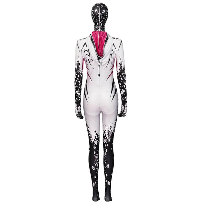 Anti Venom Gwen Stacy Cosplay Costume Spider-Gwen Venom Bodysuit