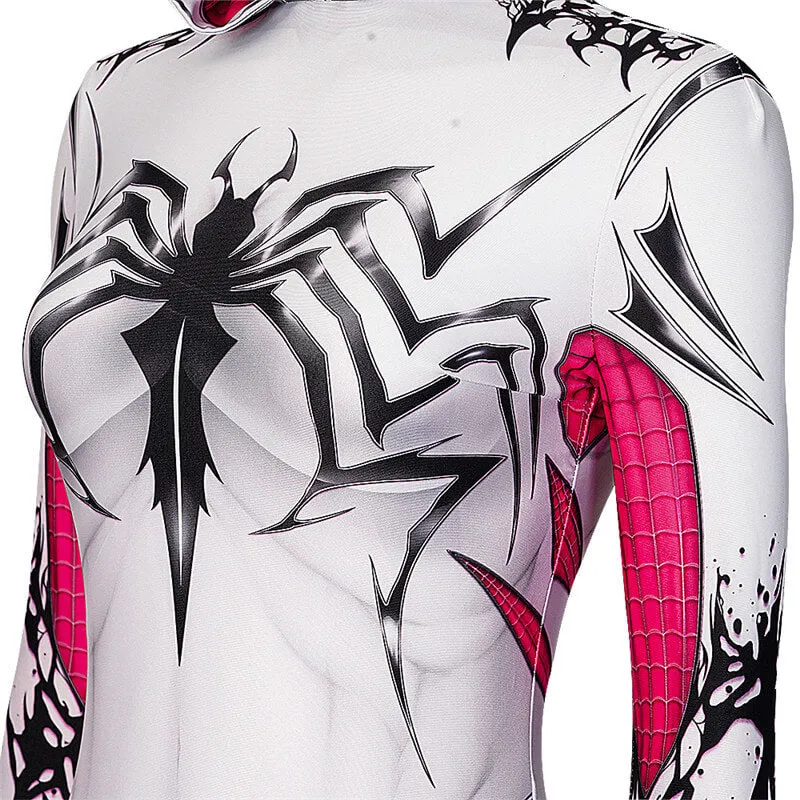 Anti Venom Gwen Stacy Cosplay Costume Spider-Gwen Venom Bodysuit