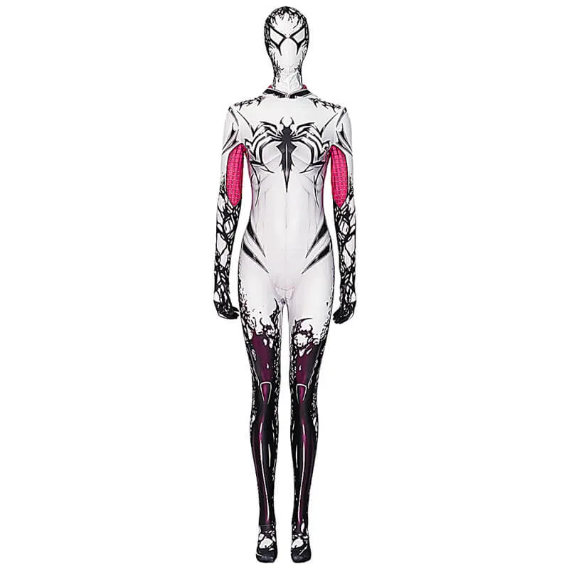 Anti Venom Gwen Stacy Cosplay Costume Spider-Gwen Venom Bodysuit