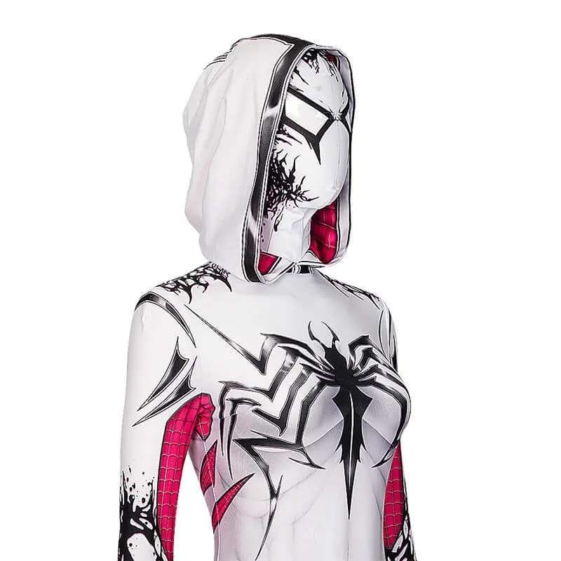 Anti Venom Gwen Stacy Cosplay Costume Spider-Gwen Venom Bodysuit