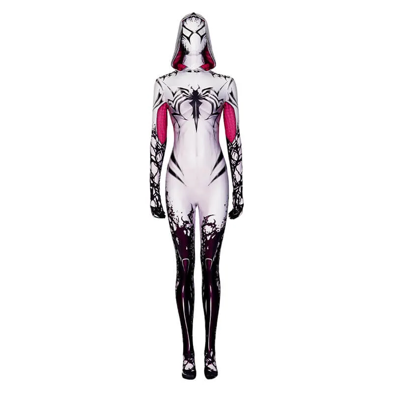 Anti Venom Gwen Stacy Cosplay Costume Spider-Gwen Venom Bodysuit