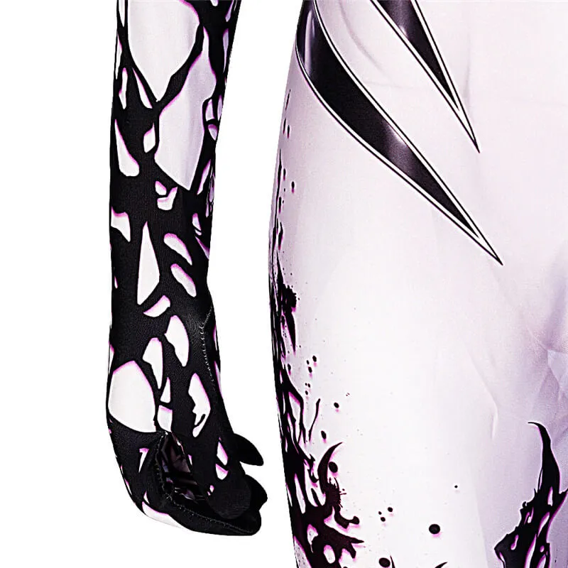 Anti Venom Gwen Stacy Cosplay Costume Spider-Gwen Venom Bodysuit