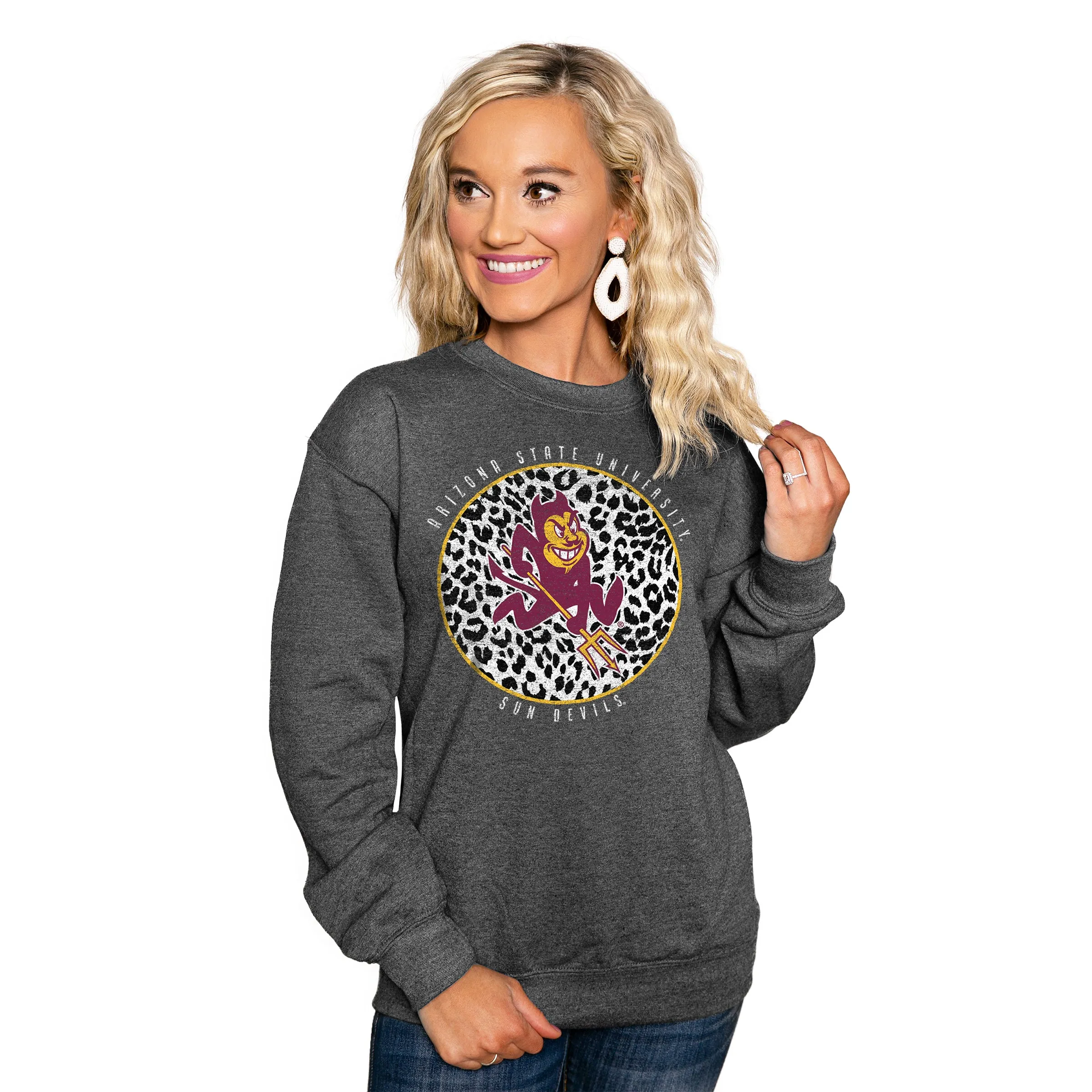 ARIZONA STATE SUN DEVILS "CALL THE SHOTS" PERFECT CREW SWEATSHIRT