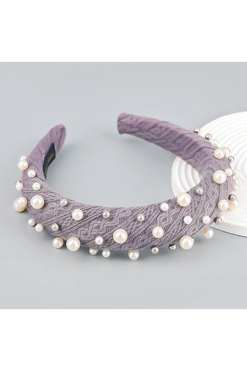 BEADS DECKED FASHION HEAD HOOP HEADBAND