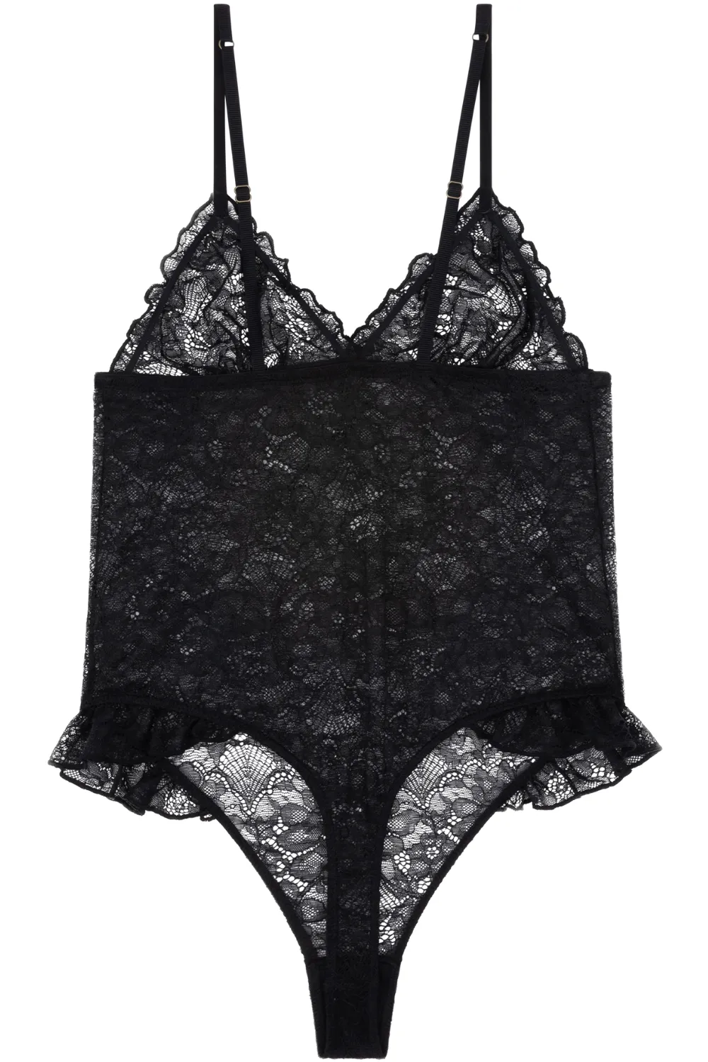 Bibi Stretch Lace Thong Bodysuit