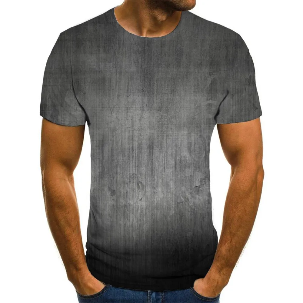 black grey wall texture t shirt special texture Funny 3D t shirt Cool art costume men different