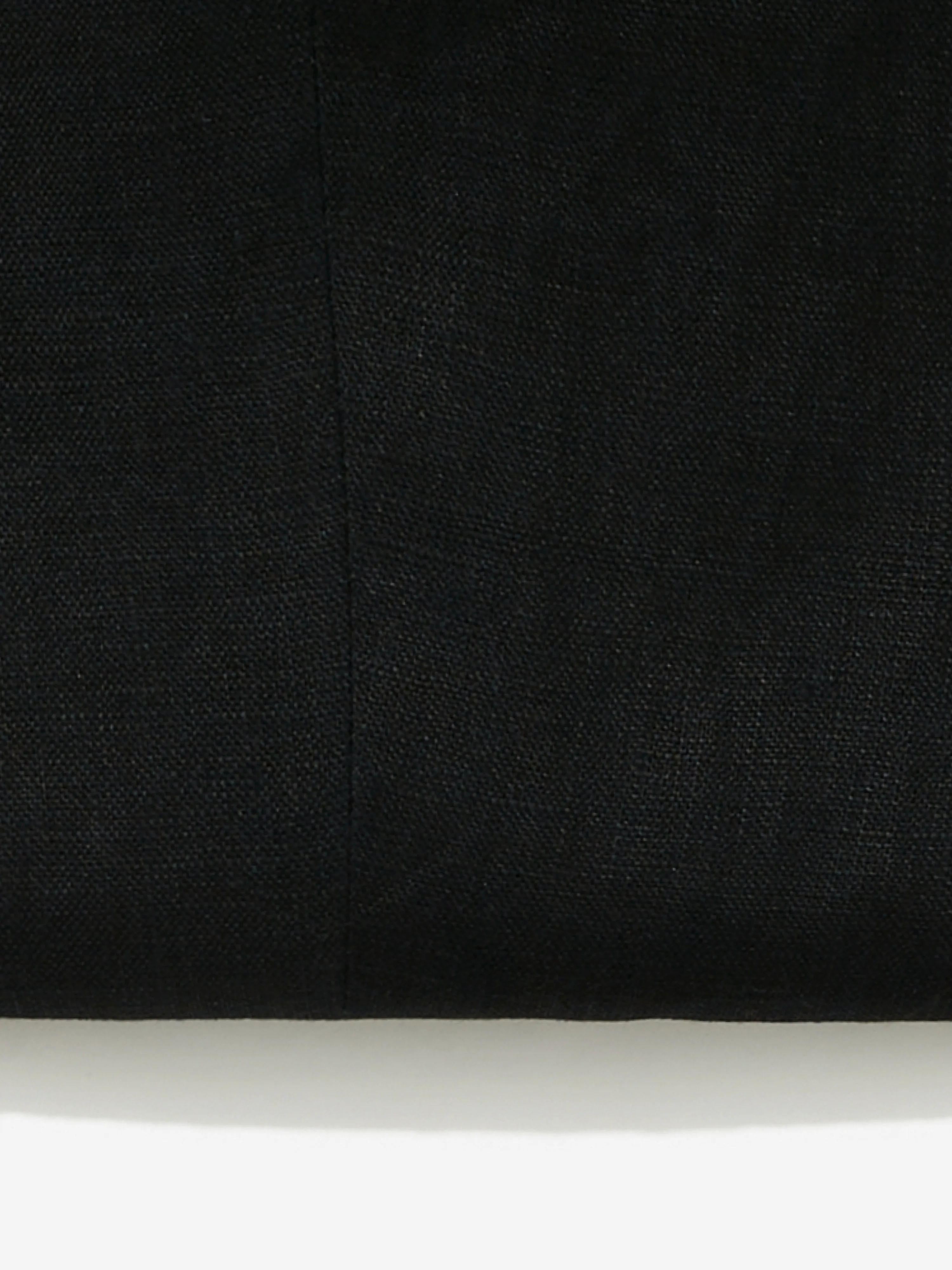 Black Linen Oscar Trousers (Wide Fit)