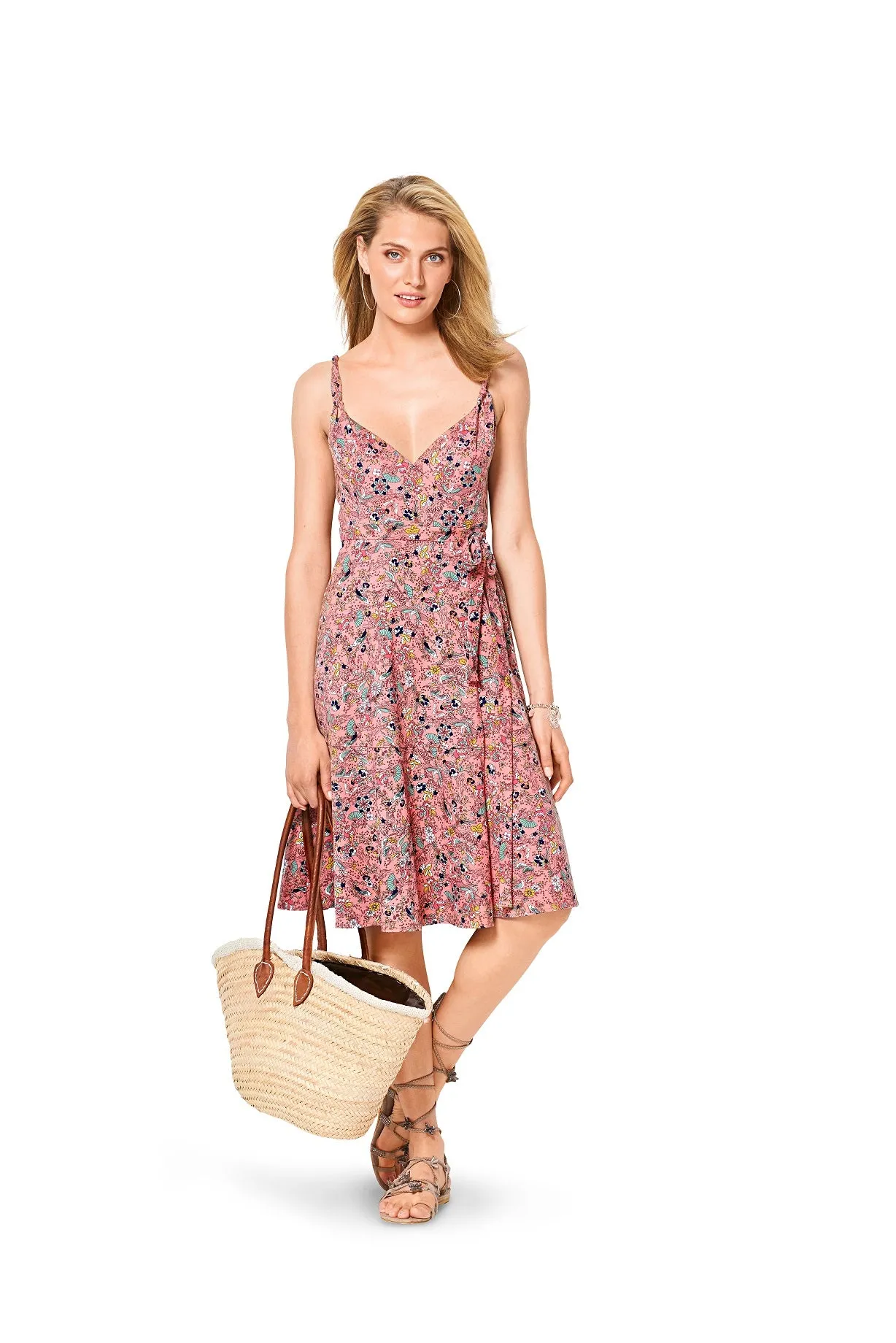 Burda Pattern 6344 Misses' wrap dress