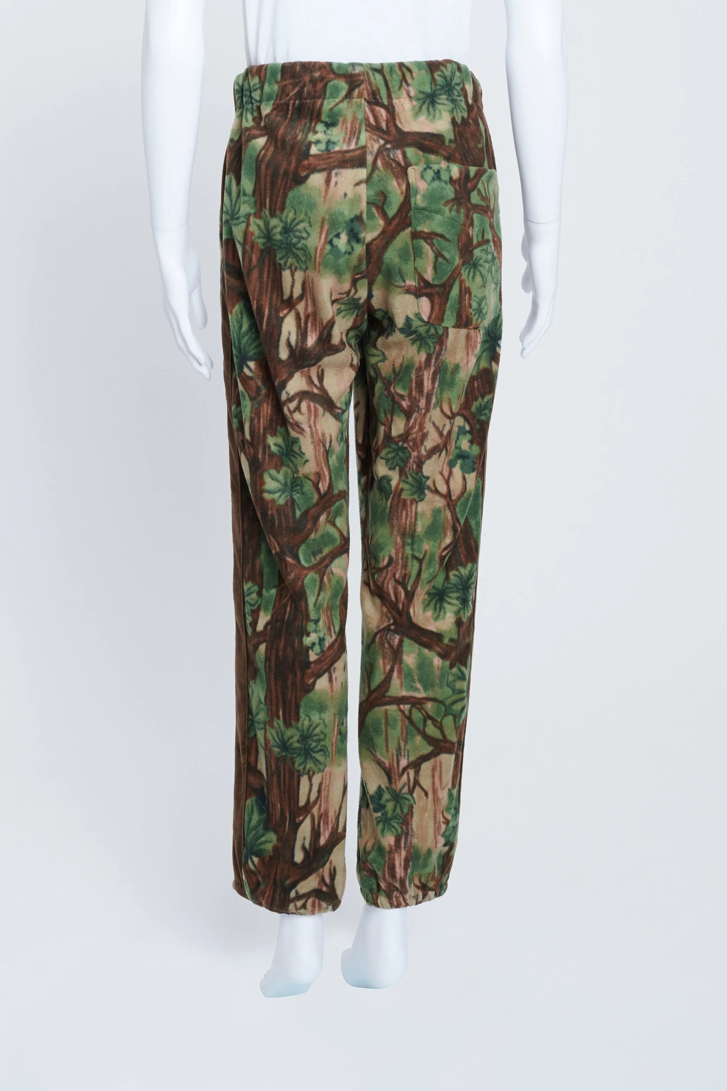 Camo Print Fleece Track Pants