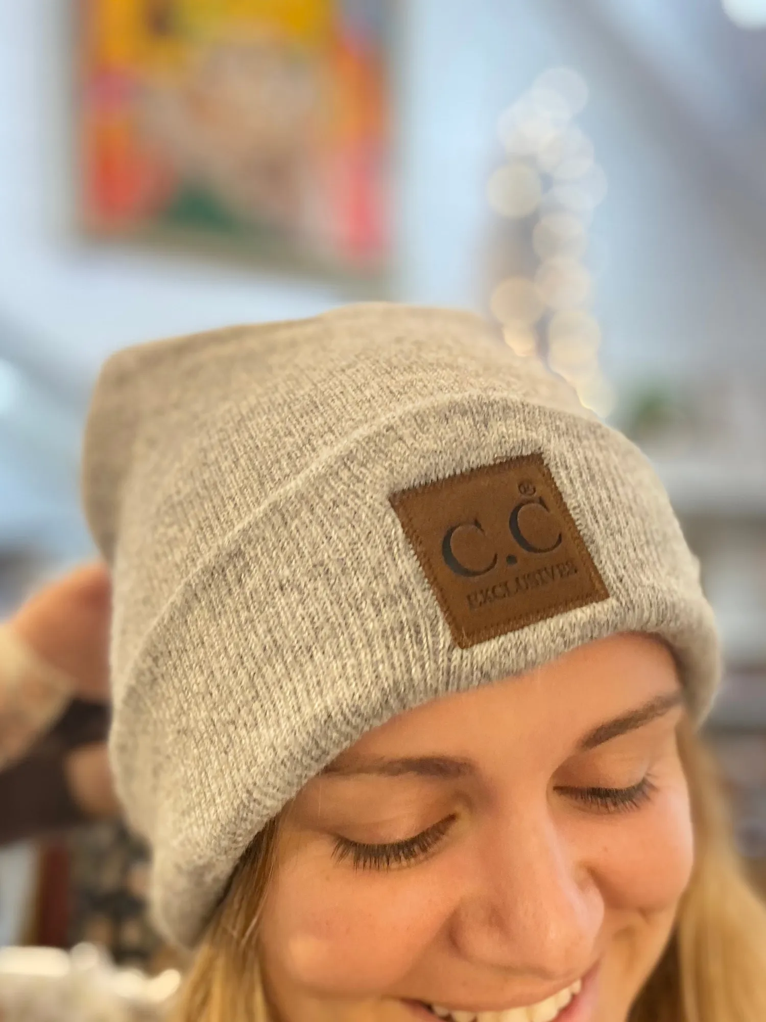 C.C. Beanie in Heather Grey