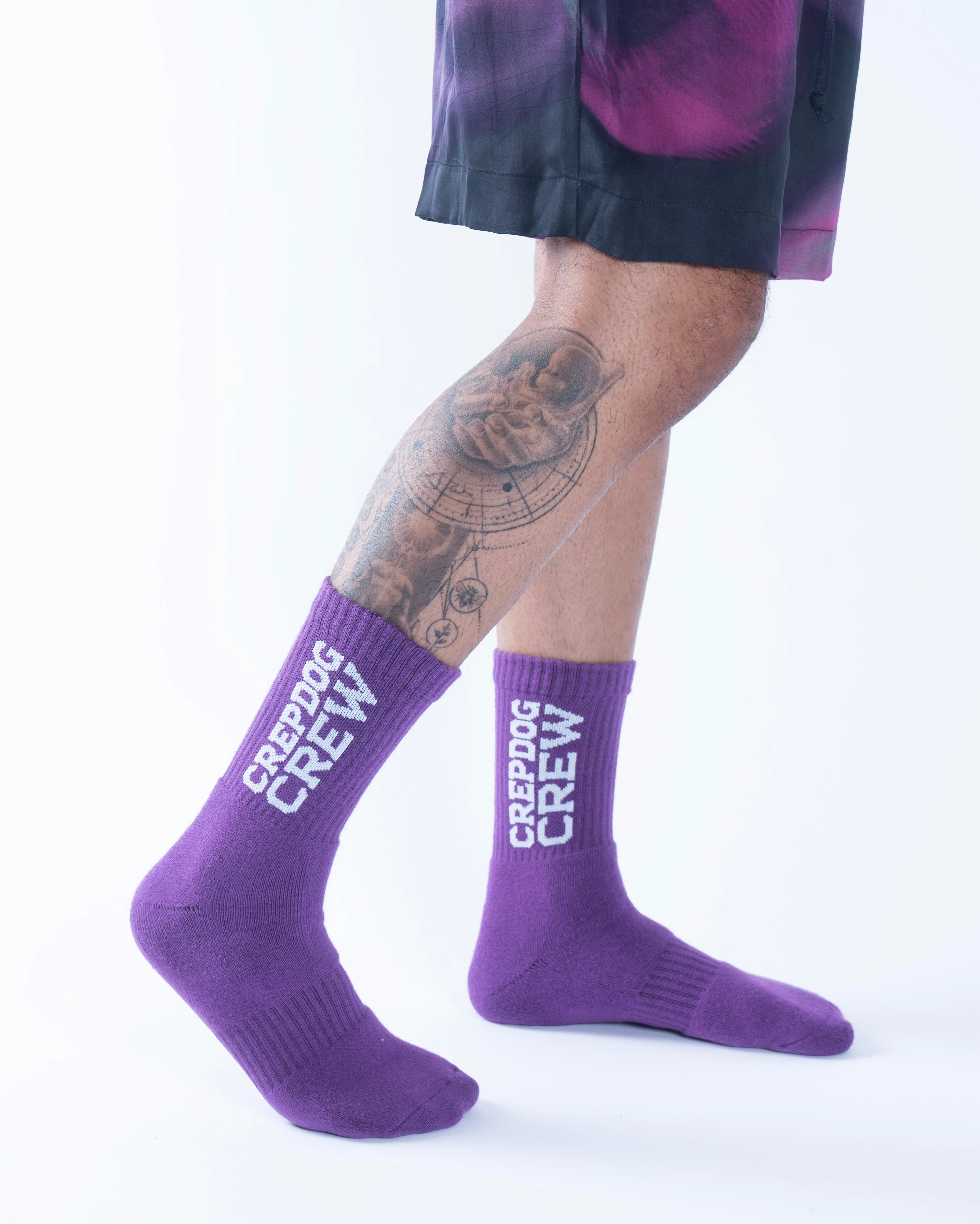 CDC ICE POP SOCKS - BLACK PLUM