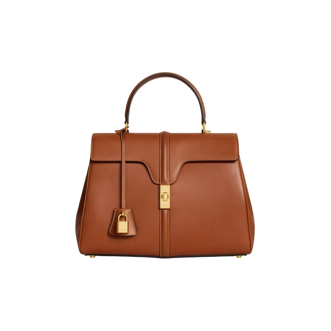 CELINE Classique Mini Handbag in Natural Calfskin