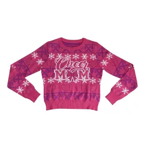 Cheer Mom Ugly Crop Sweater