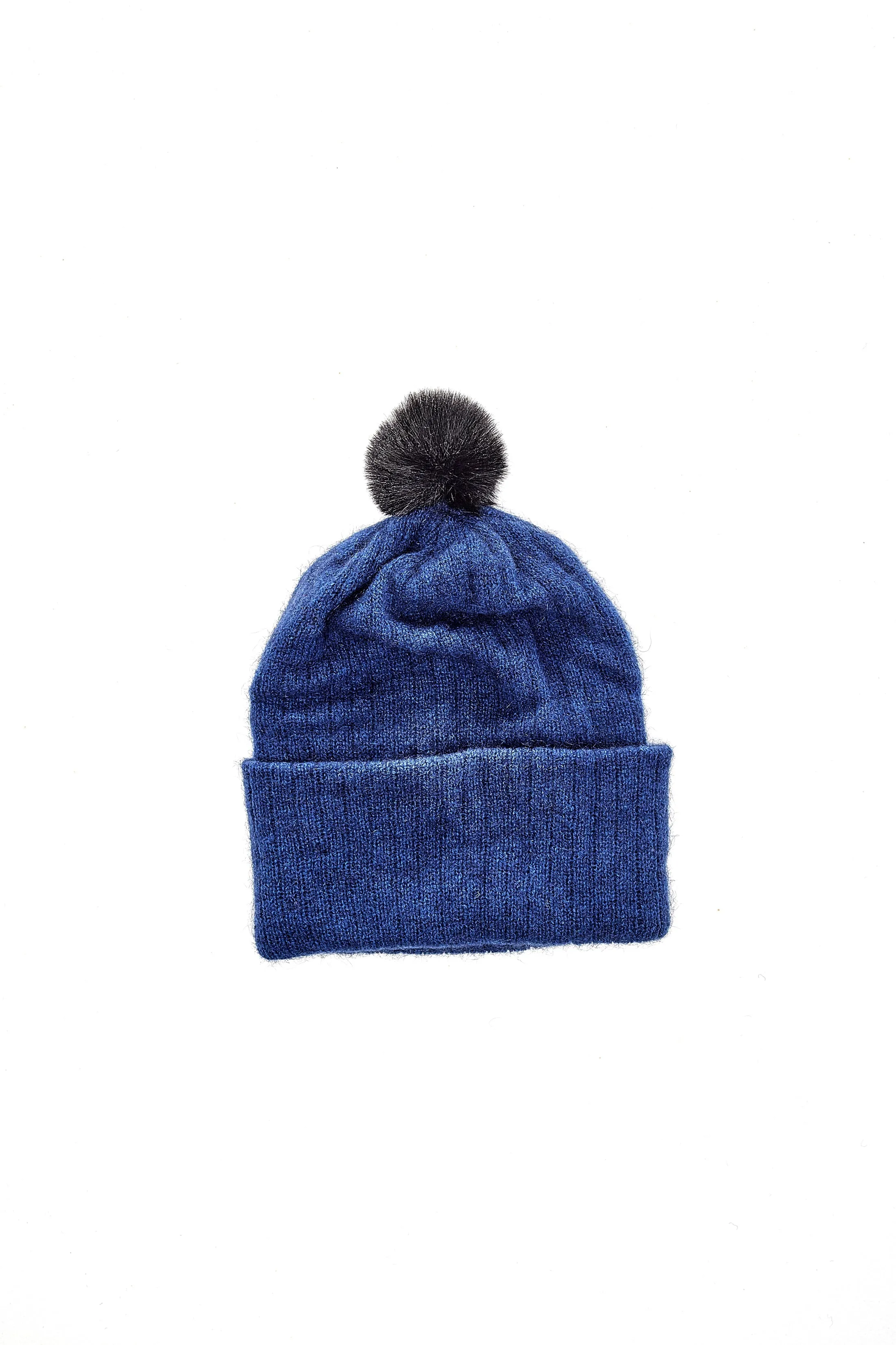 Childrens Possum Pom Pom Beanie