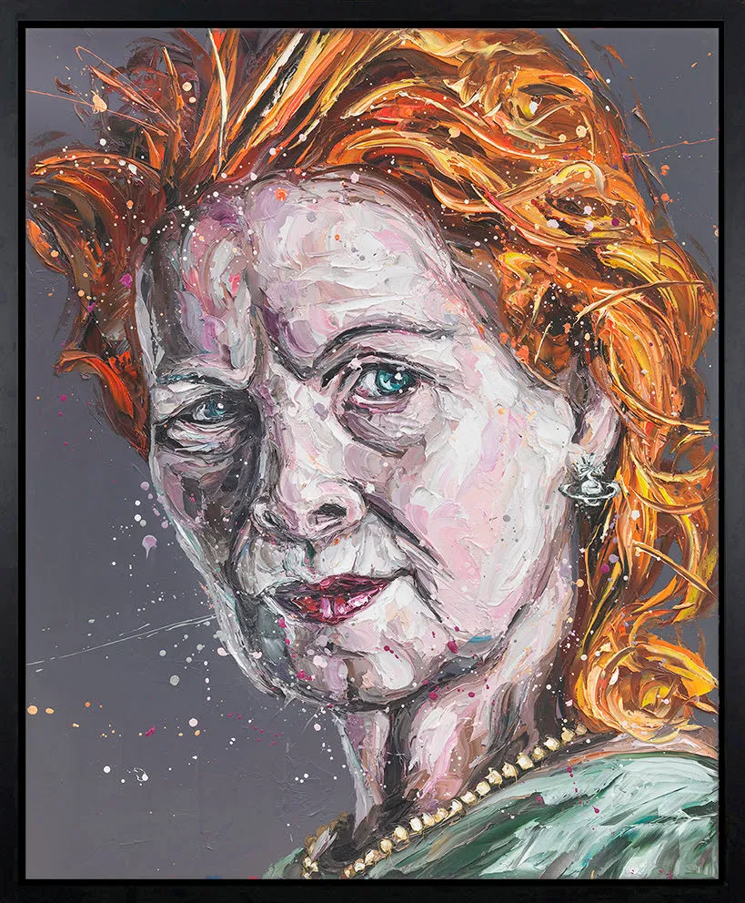 Choose Well Vivienne Westwood Hand Embellished Canvas by Paul Oz