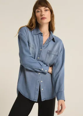 Colbie Top - Sun Bleached Indigo