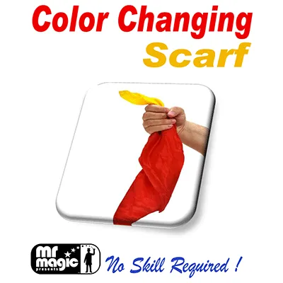 Color Changing Silk Scarf by Mr. Magic