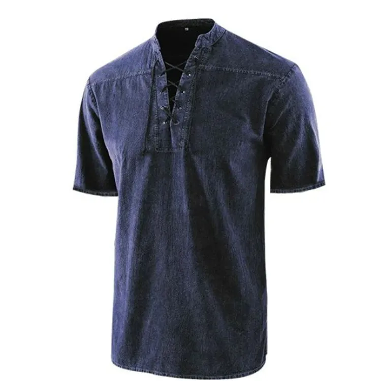 Coofandy V Neck Short Sleeve Shirt