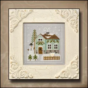 Country Cottage Needleworks - Frosty Forest - Snowman's Cottage Pattern - 3