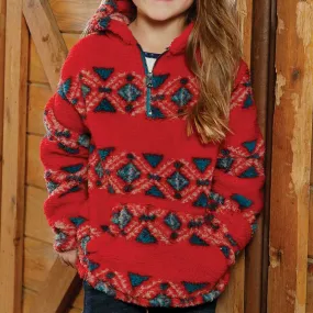 Cruel Girl Kids Aztec Fleece Pullover