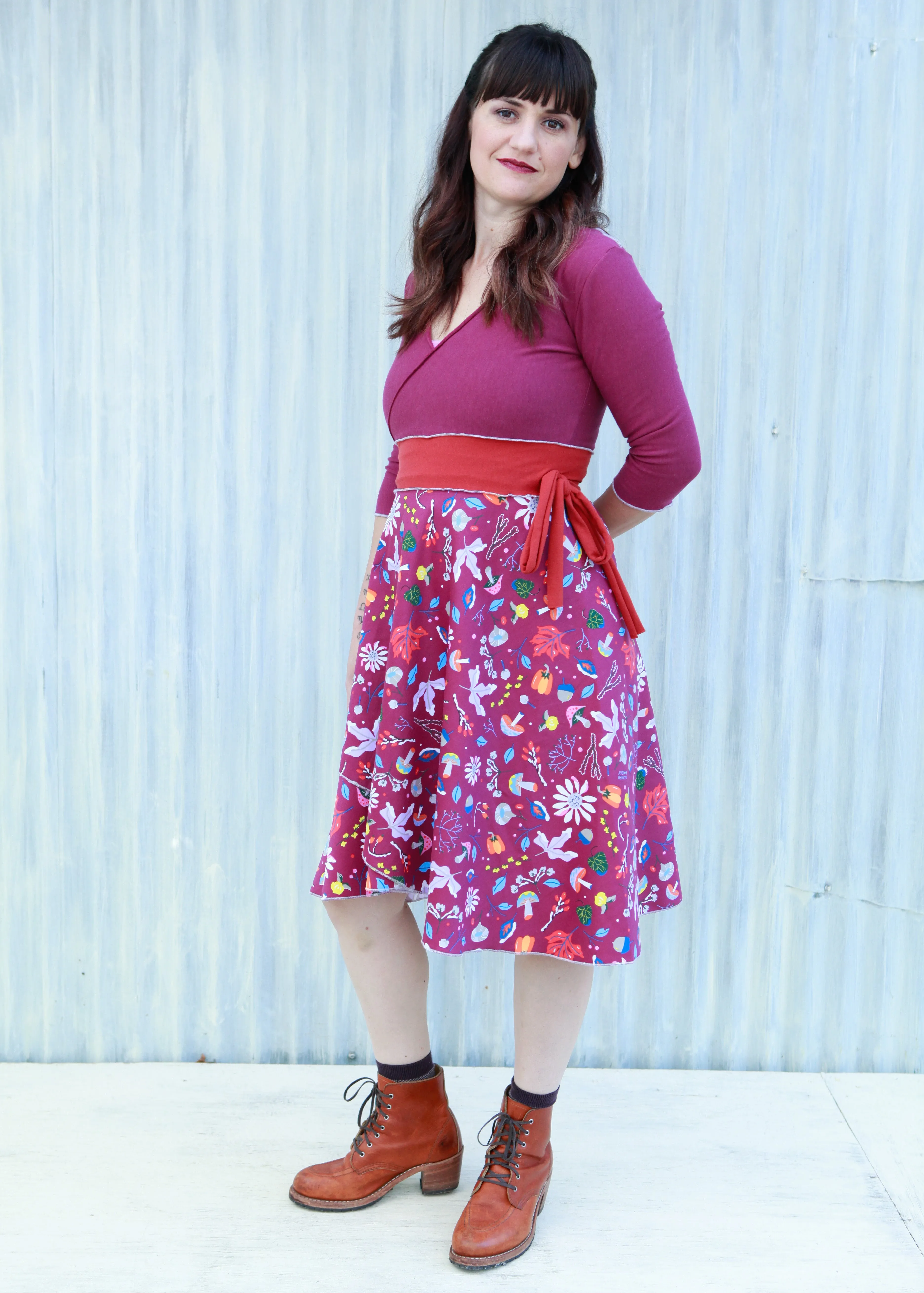 Dapper Day Wrap Dress