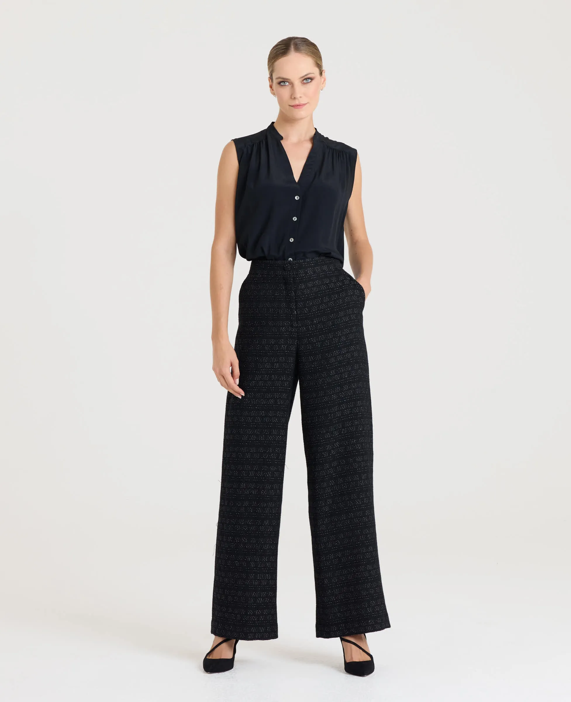 Diana Sparkle Wide Leg Trousers