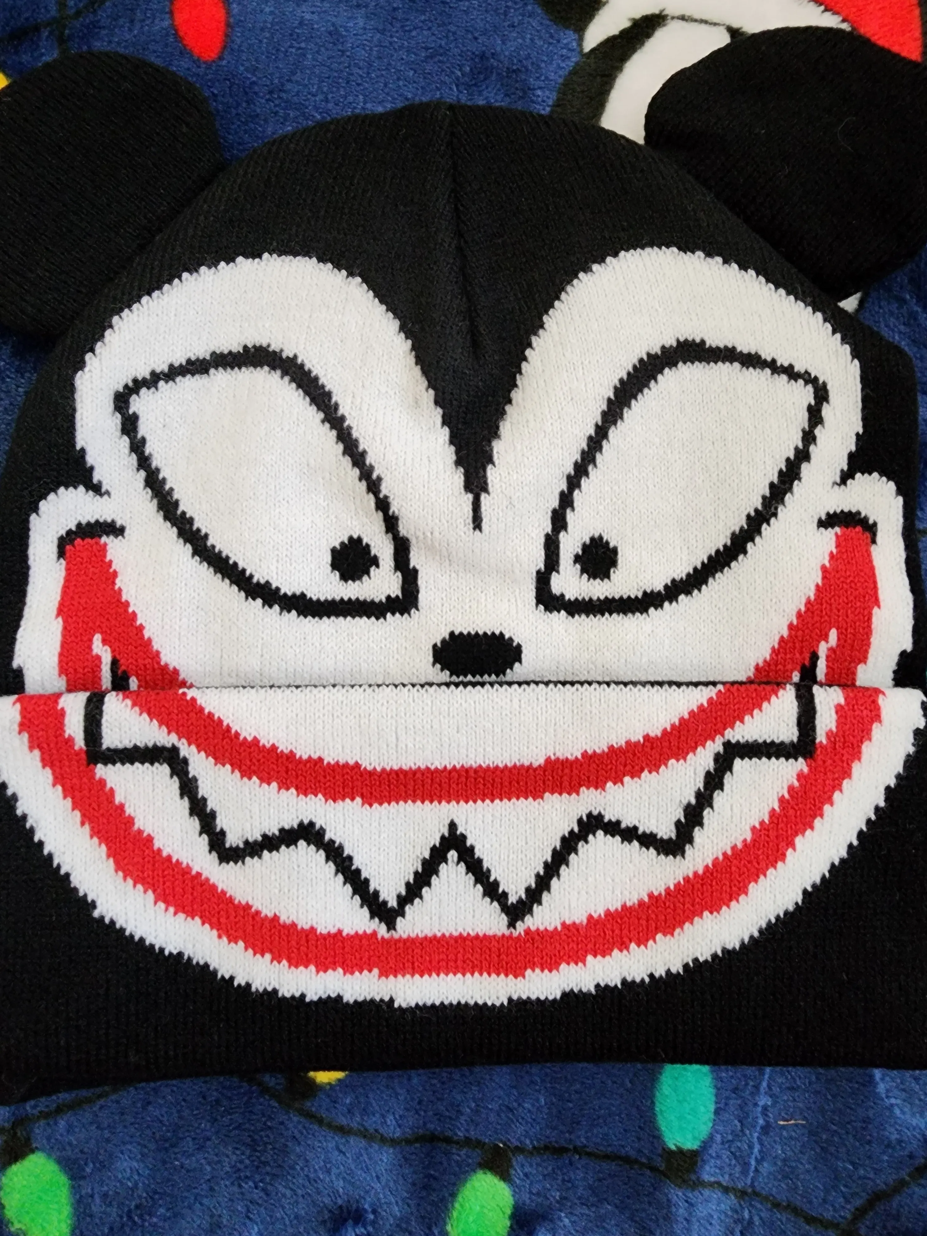 Disney Nightmare Before Christmas 30th Anniversary Scary Teddy Beanie