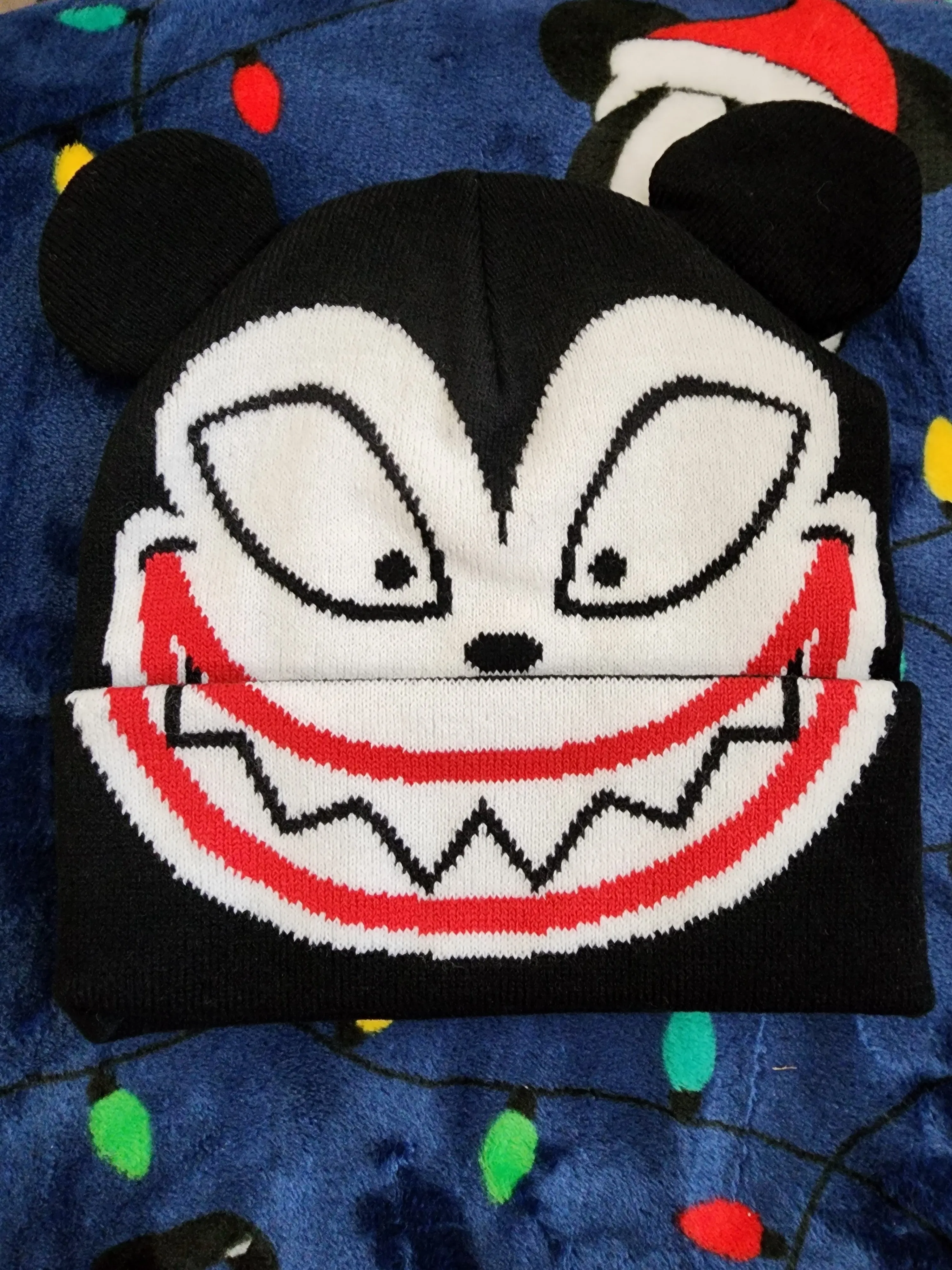 Disney Nightmare Before Christmas 30th Anniversary Scary Teddy Beanie