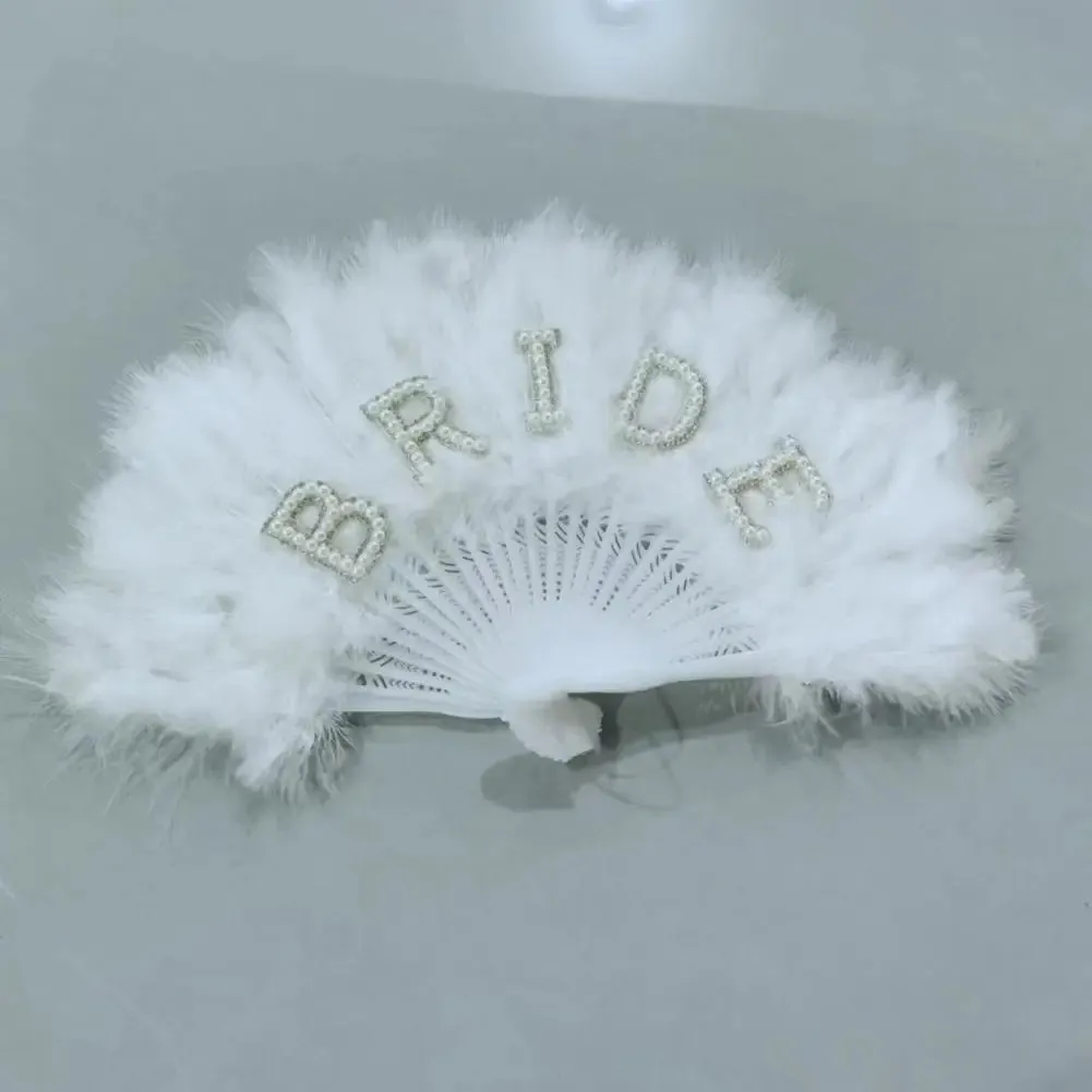 Elegant Bride Fluffy Fan - Stay Warm and Stylish