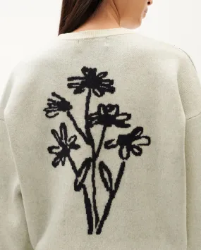 FLOWERS PHILIS KNITTED SWEATER | THINKING MU