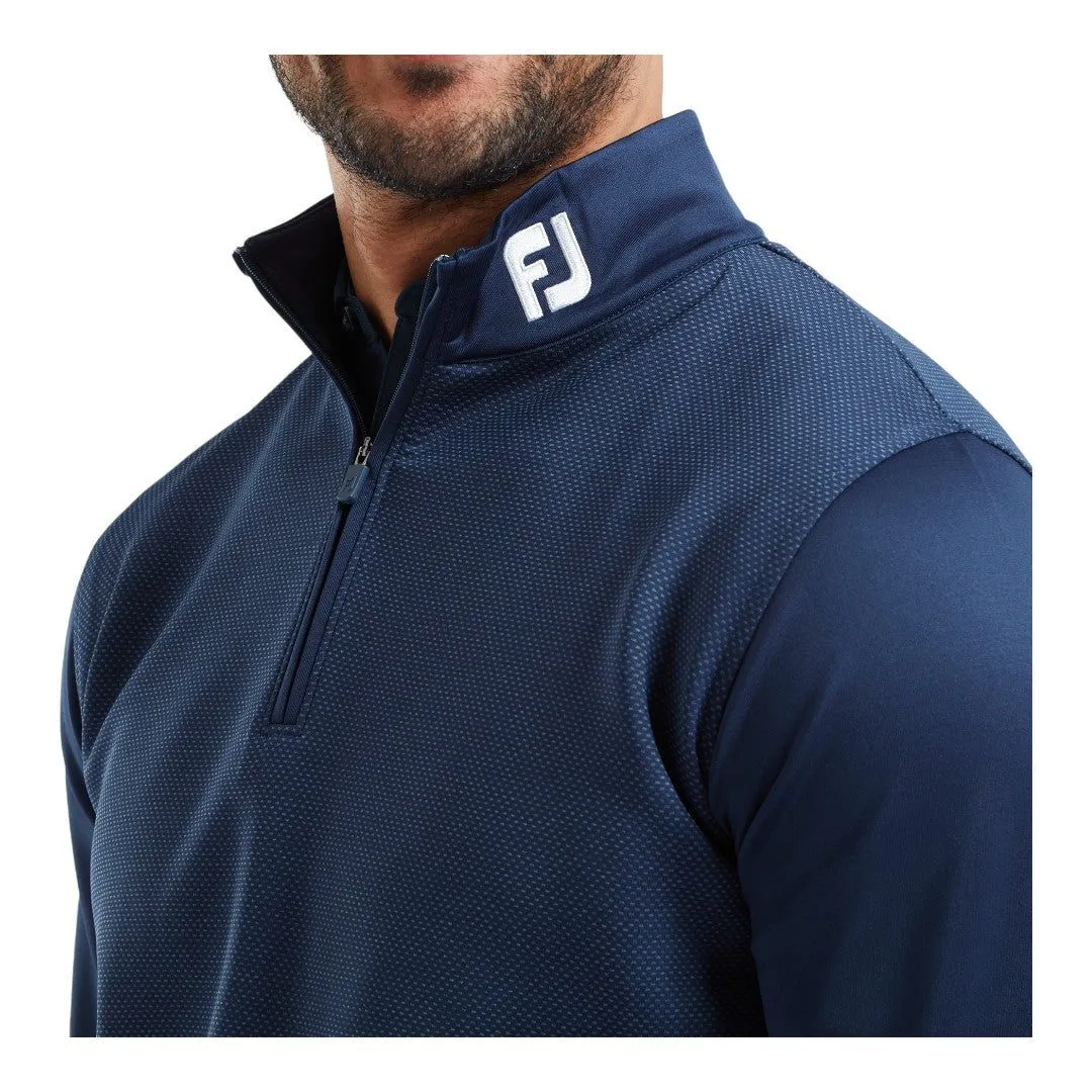 FootJoy Spacer Knit Tonal Block 1/4-Zip Golf Pullover 31940