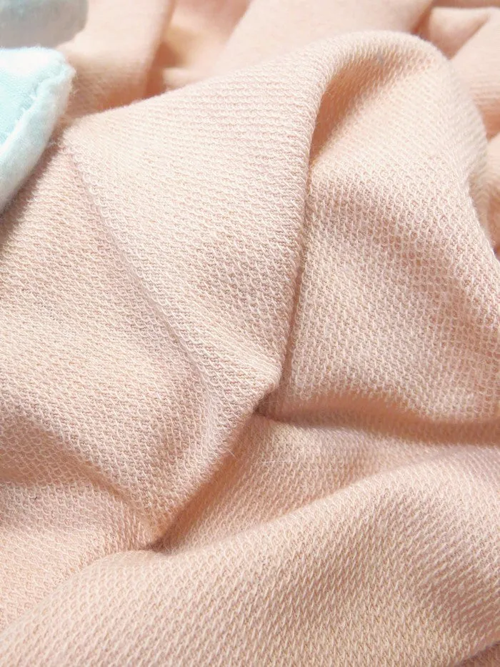 French Terry Polyester Rayon Spandex Fabric / Dusty Rose / Sold By The Yard Closeout!!!