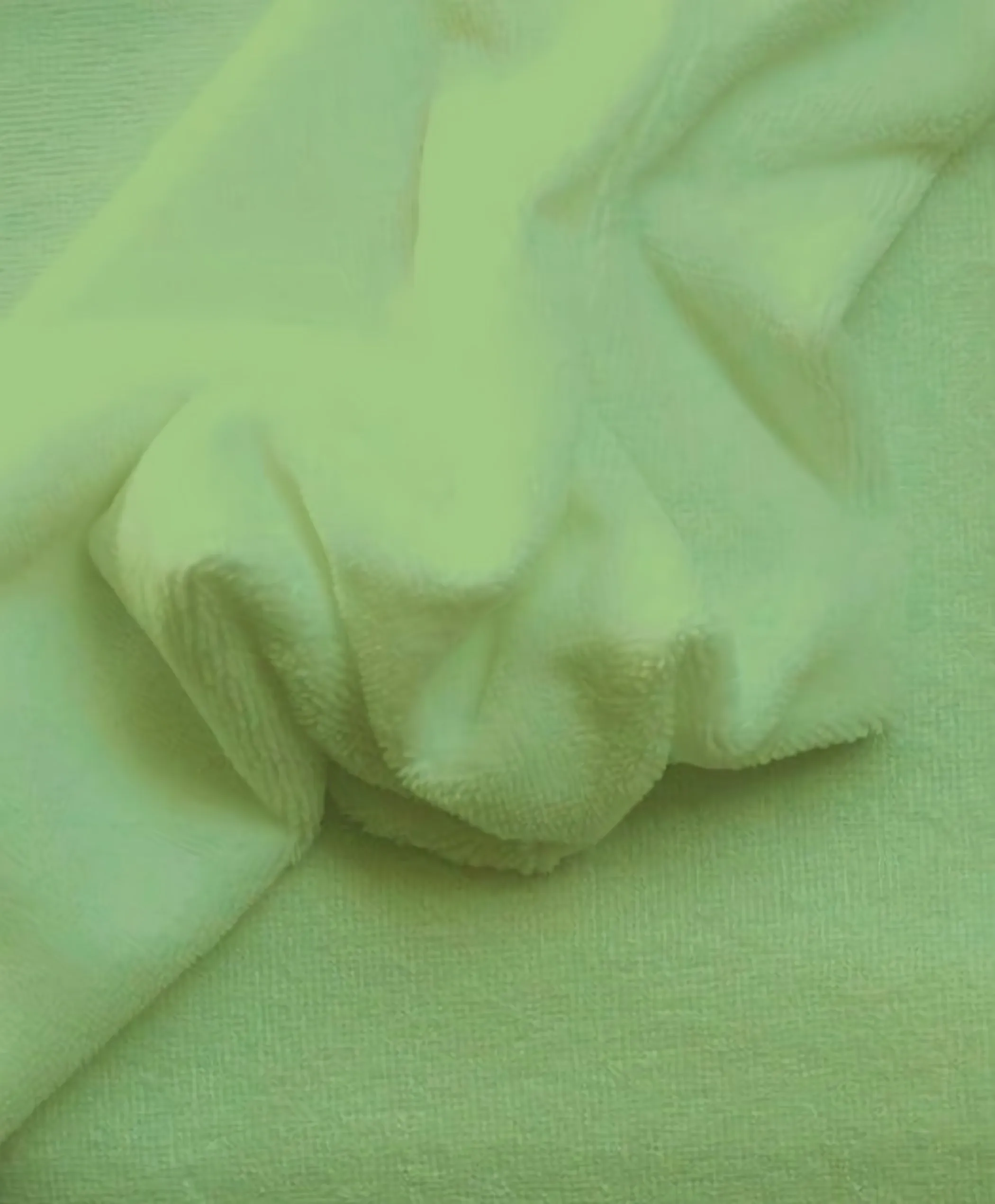 French Terry Polyester Rayon Spandex Fabric / Sage / Sold By The Yard Closeout!!!