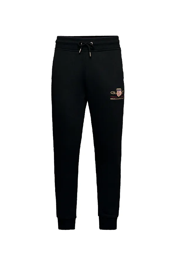 GANT Gold Shield Sweatpants Black