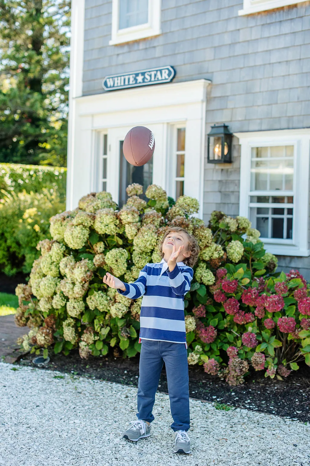 Gates Sweeney Sweatpants - Nantucket Navy with Richmond Red Stork