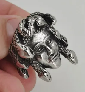 Gorgon Monster Ring - Medusa Snake Jewelry