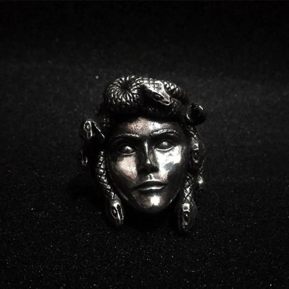 Gorgon Monster Ring - Medusa Snake Jewelry