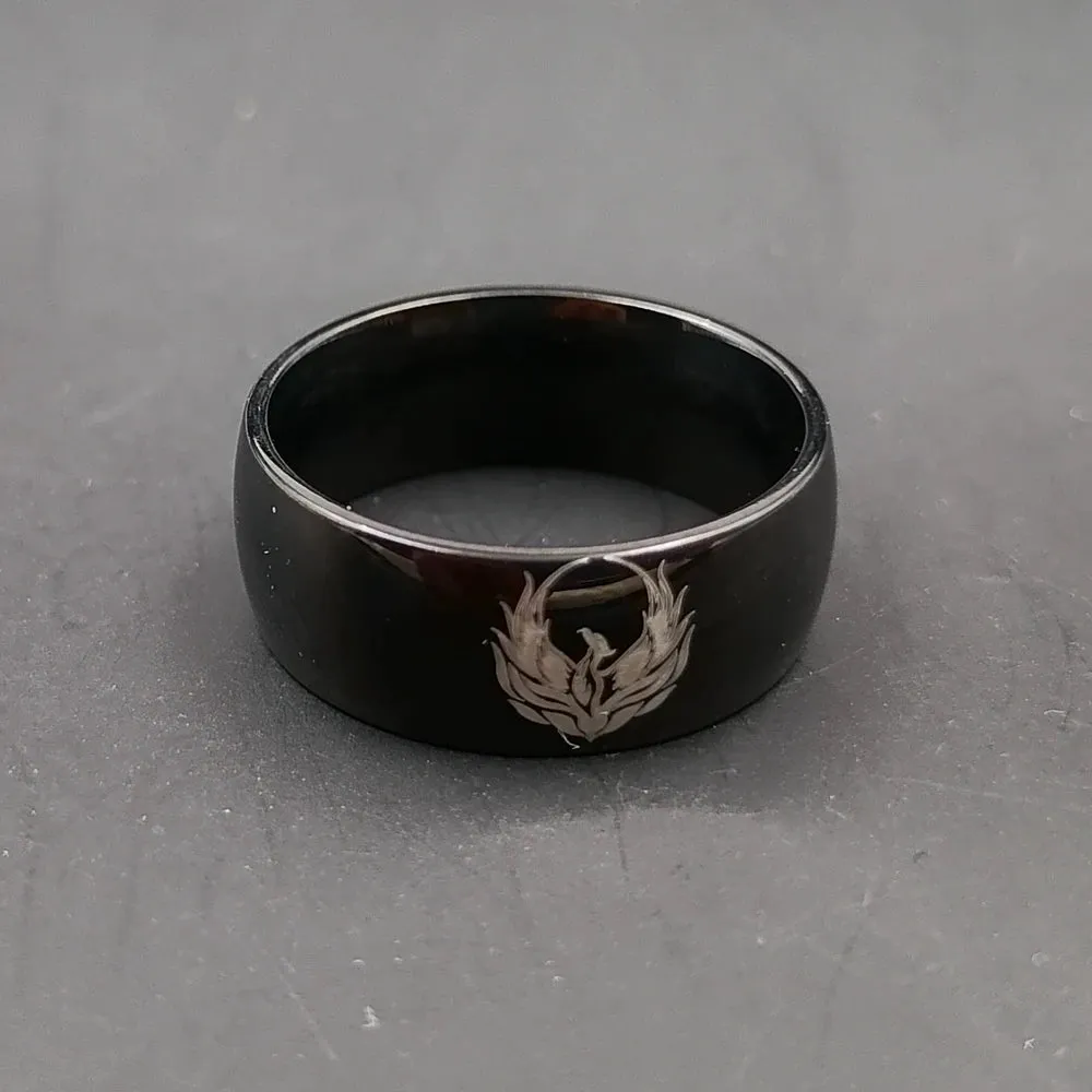 Greek Mythology Phoenix Ring - Stainless Steel Men’s Jewelry