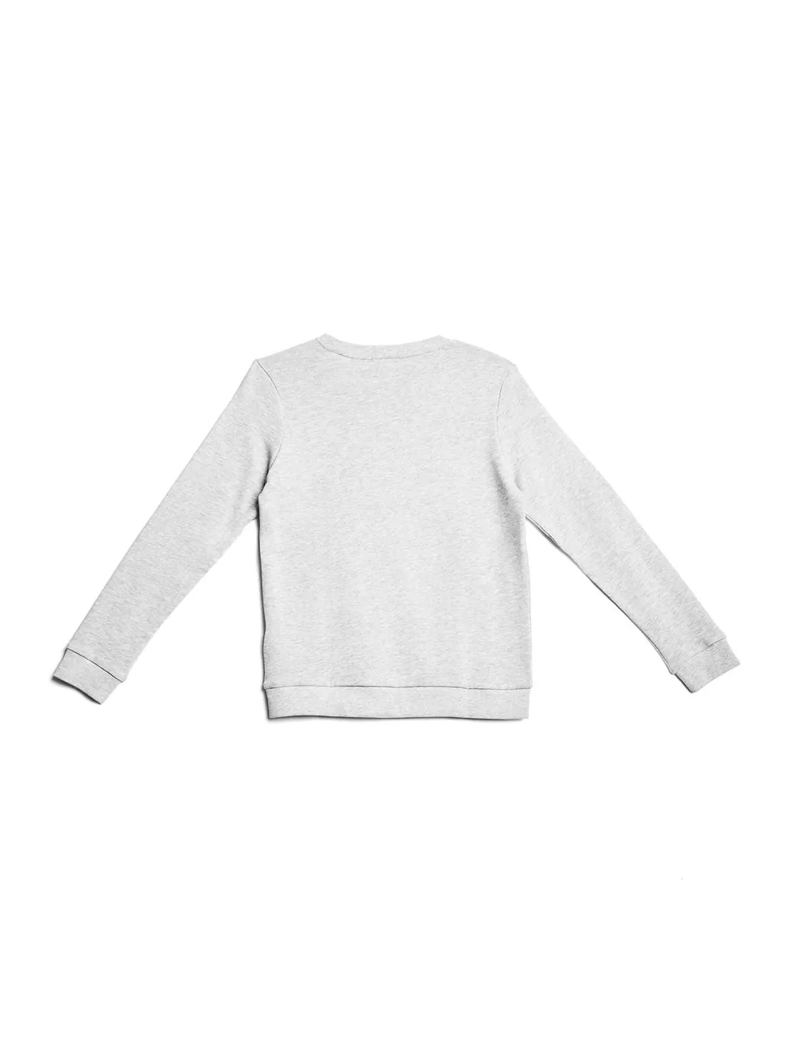 Grey Long Sleeve Fleece Pullover Top (7-16)